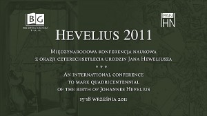 Konferencja Hevelius 2011 - otwarcie konferencji
