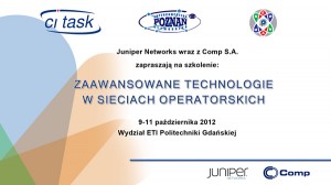 Szkolenie JUNIPER 2012 - cz. 1 - rozpoczęcie szkolenia